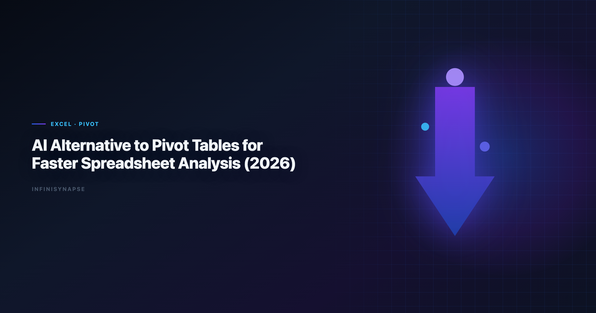 Hero image for pivot table data analysis workflow