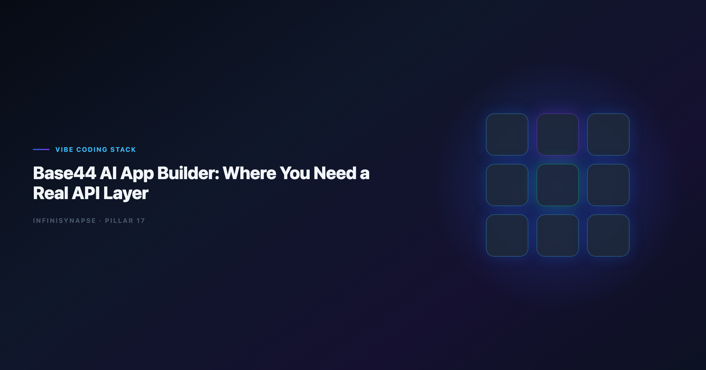Base44 AI app builder: moving vibe-coded prototypes to a real API layer