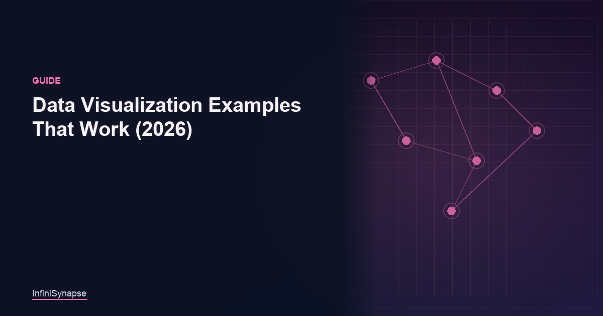 Data visualization examples in 2026: the chart types that work, why they work, and the mistakes that make good data look bad