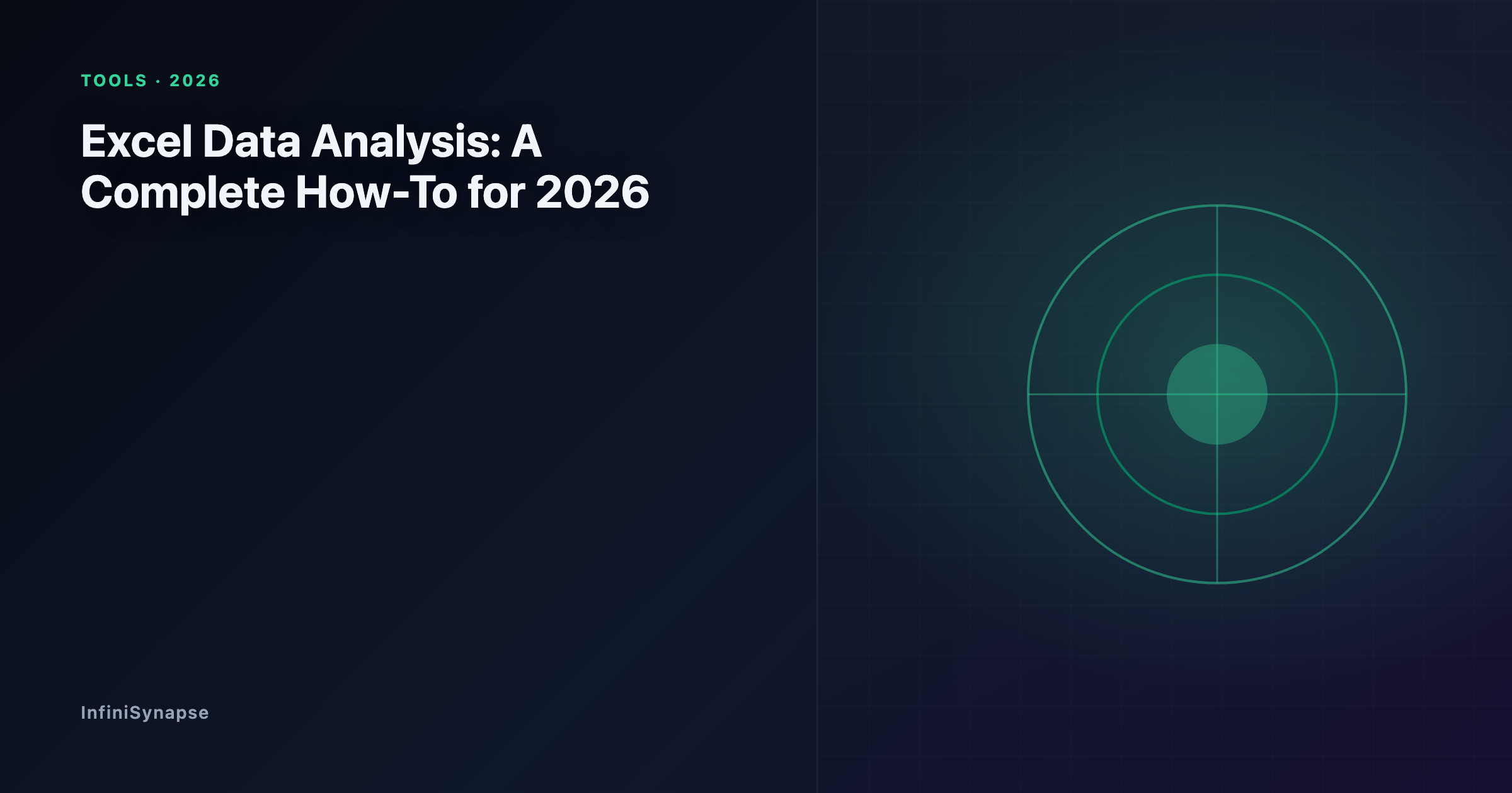 Complete Excel data analysis workflow for 2026: import, clean, pivot, chart, and interpret, with the handoff point to governed analytics