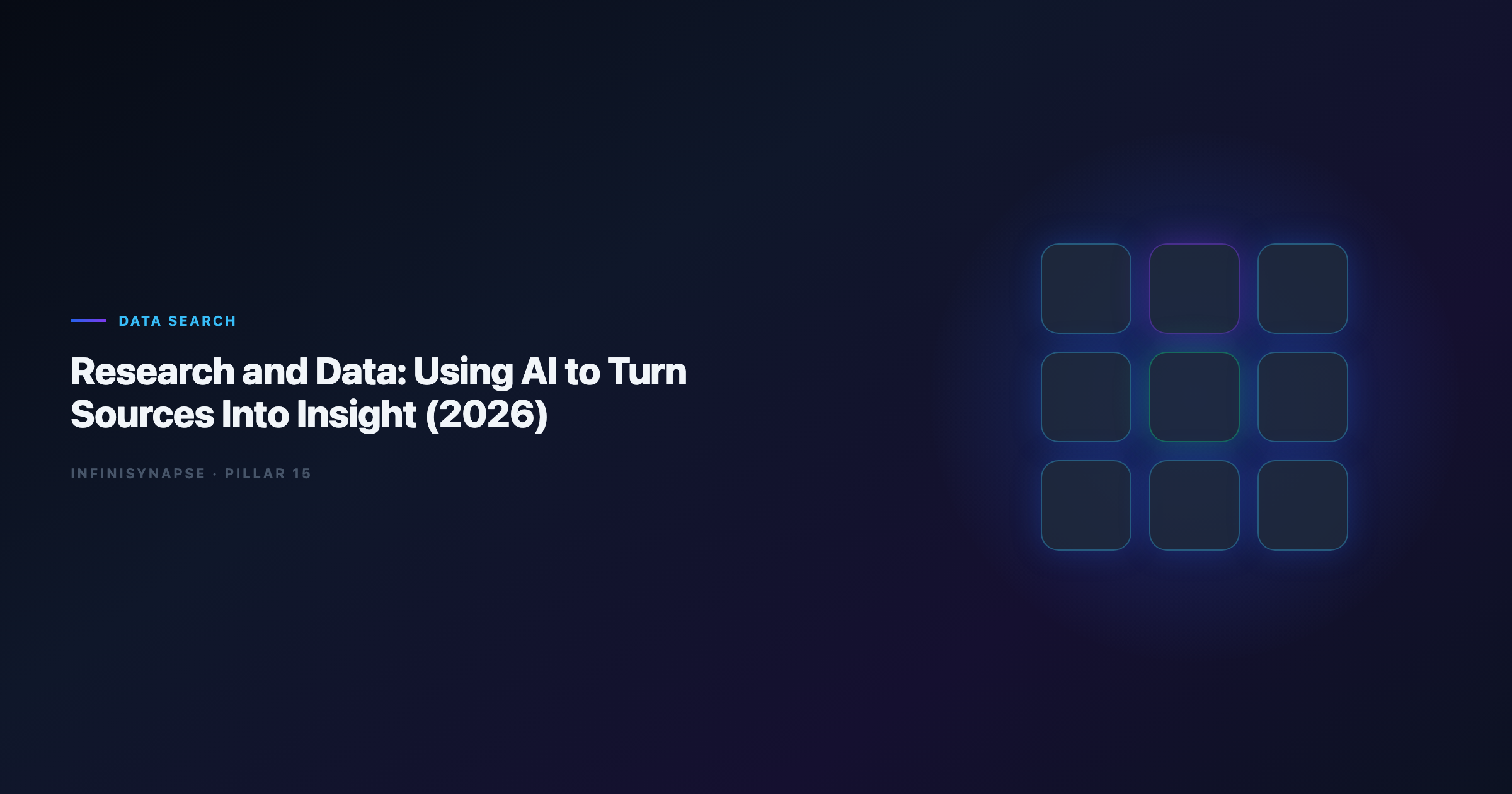 Research and data synthesis with AI agents