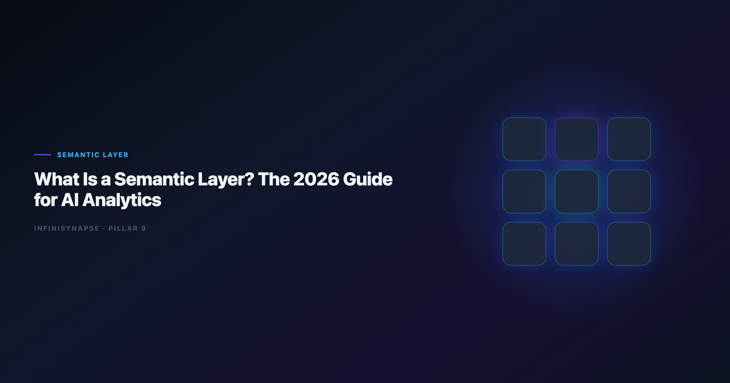 Semantic layer architecture: business metrics, governed definitions, and AI query grounding