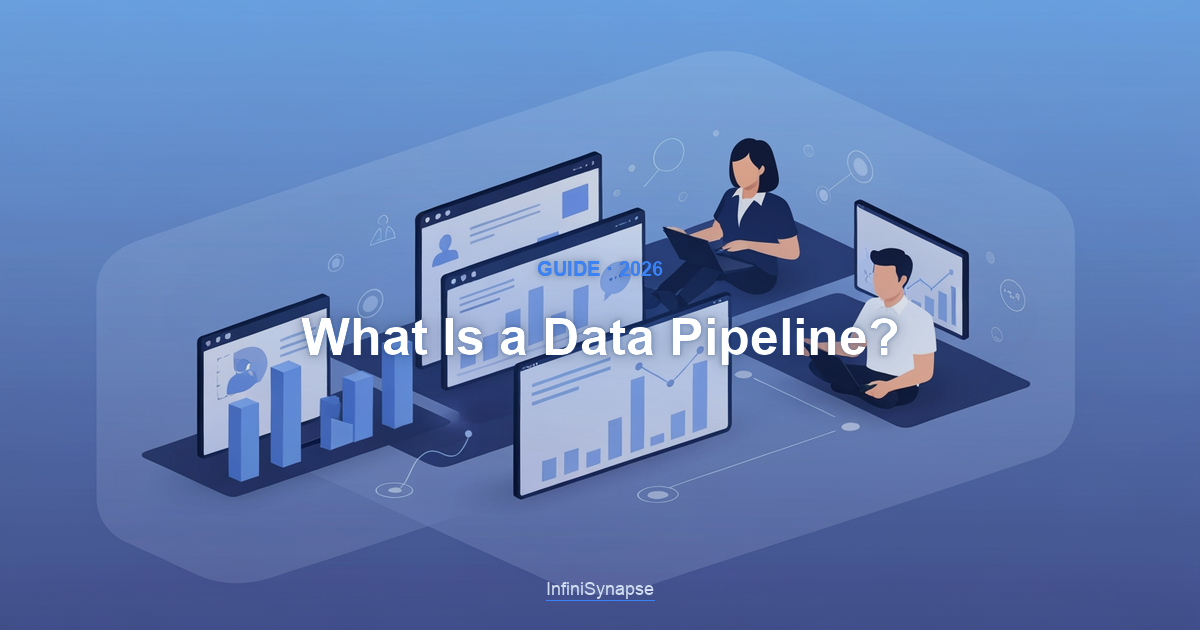 Overview answering what is a data pipeline in 2026: how data moves from source through processing to a usable destination
